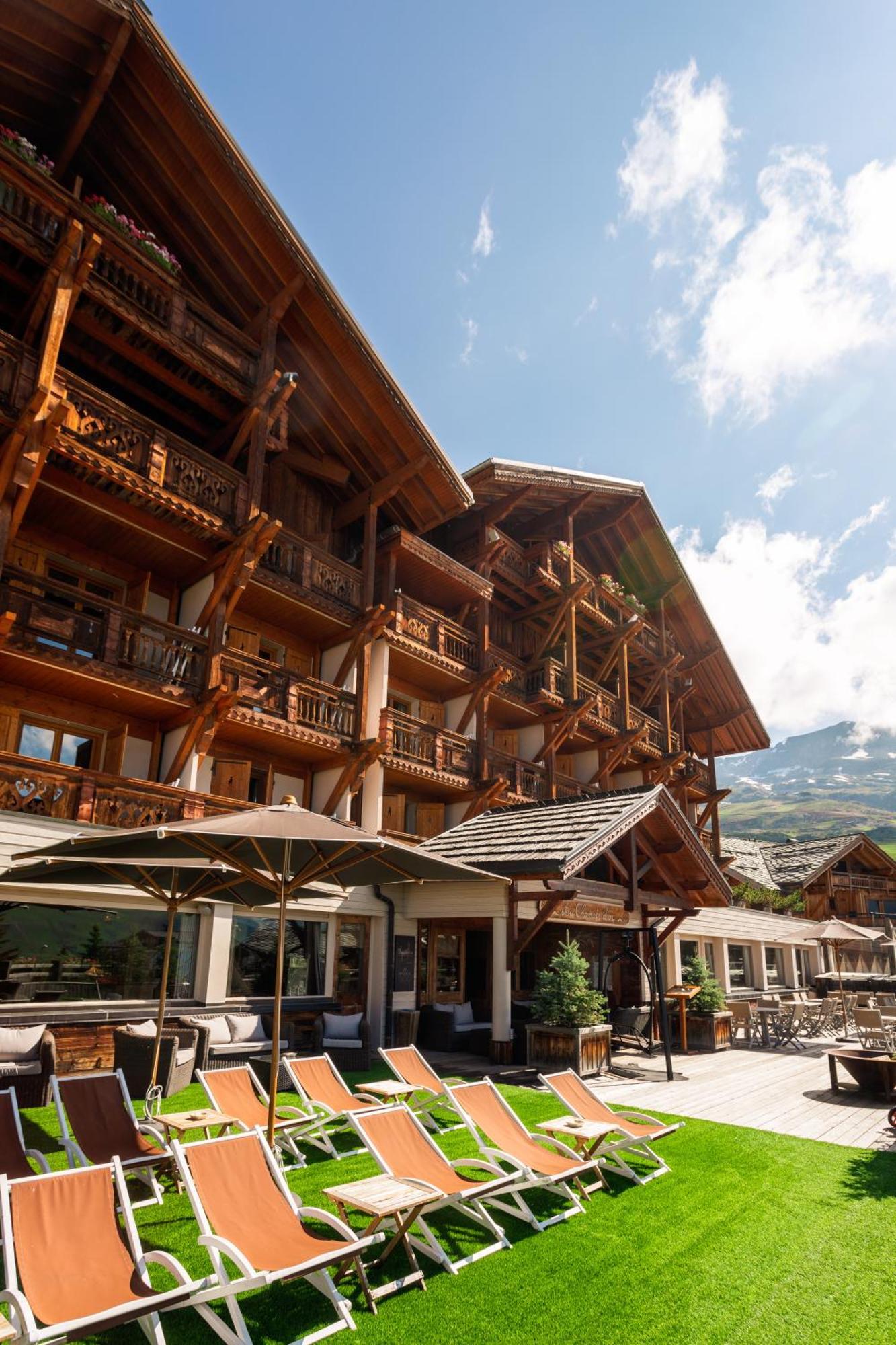 Hotel Au Chamois D'Or By Les Etincelles Alpe d'Huez Exterior foto